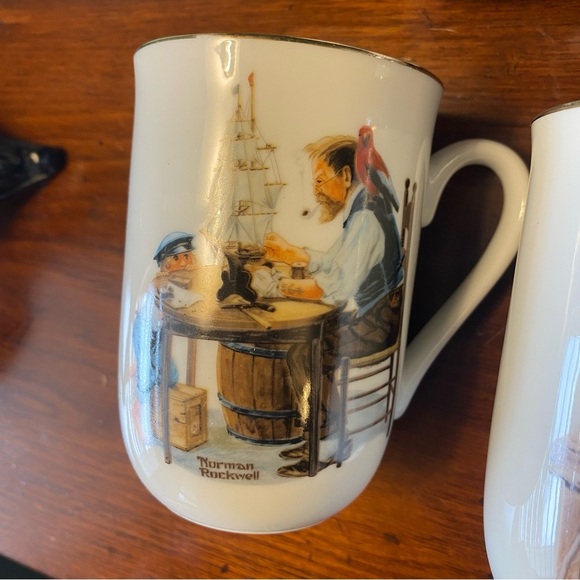 1982 Norman Rockwell Museum collectible mugs, set of 5 - Picture 7 of 10